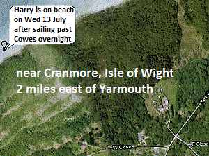 Harry hits the beach on Wednesday morning !