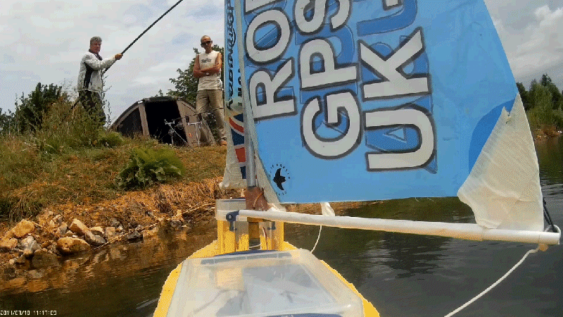 Returning accurately to Nigel's fishing spot