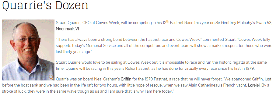 Stuart Quarrie in August 2015