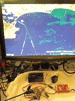 GPS simulation test for boat 10 autopilot