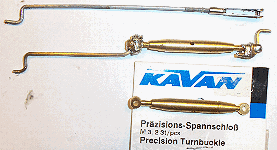 turnbuckle used for servo-ruddeer push rod