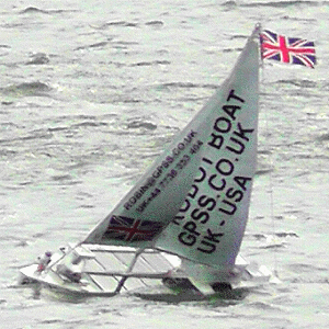 click here for Snoopy Sloop in strong wind of 20 gusting to 35 mph