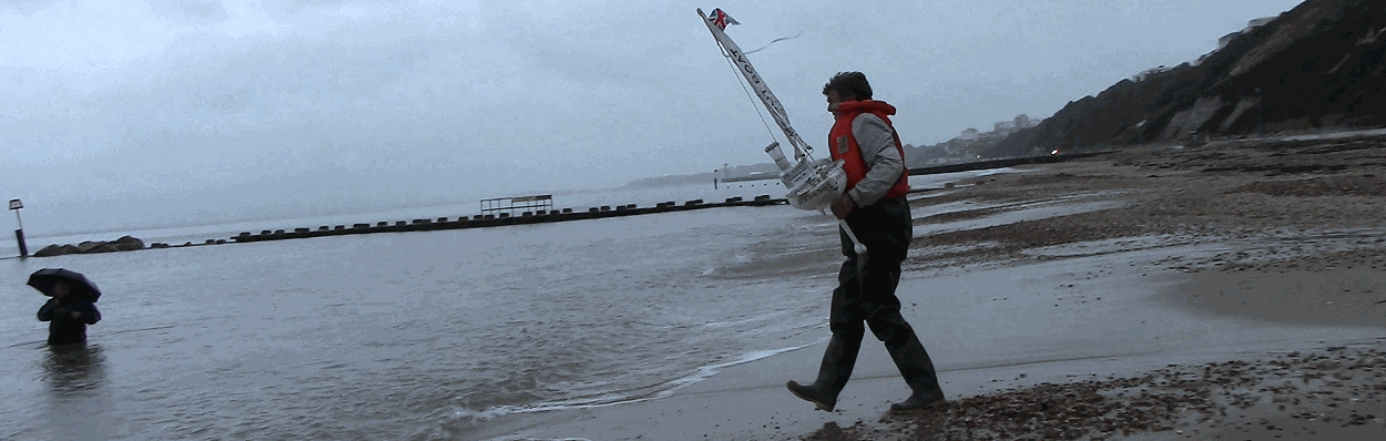 Atlantic Attempt 23 November 2014 walk to edge