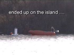 Robot boat on Bray Lake