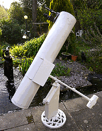old telescope rebuilt