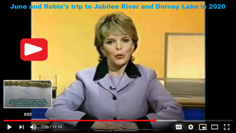 June and Robin Lovelock's visit to Dorney Lake in 2020