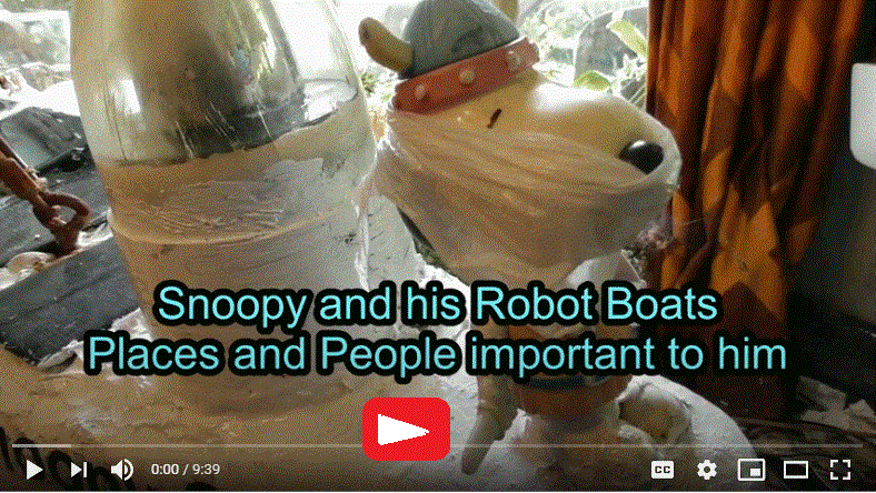 Robin and June Lovelock's trip to the south coast - places important to Snoopy